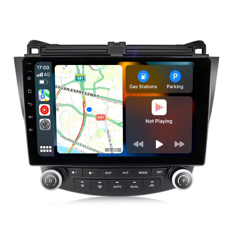 Android 13 Qualcomm Car Radio GPS Navigation Bluetooth 4+64G Head Unit for 2003-2007 Honda Accord