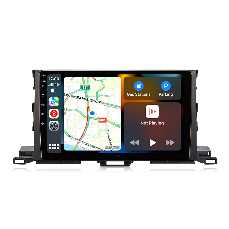 Für 2015-2018 Toyota Highlander 10 Zoll Touchscreen Android 13 Qualcomm Autoradio Apple Carplay Android Auto Mirrorlink GPS Navigation