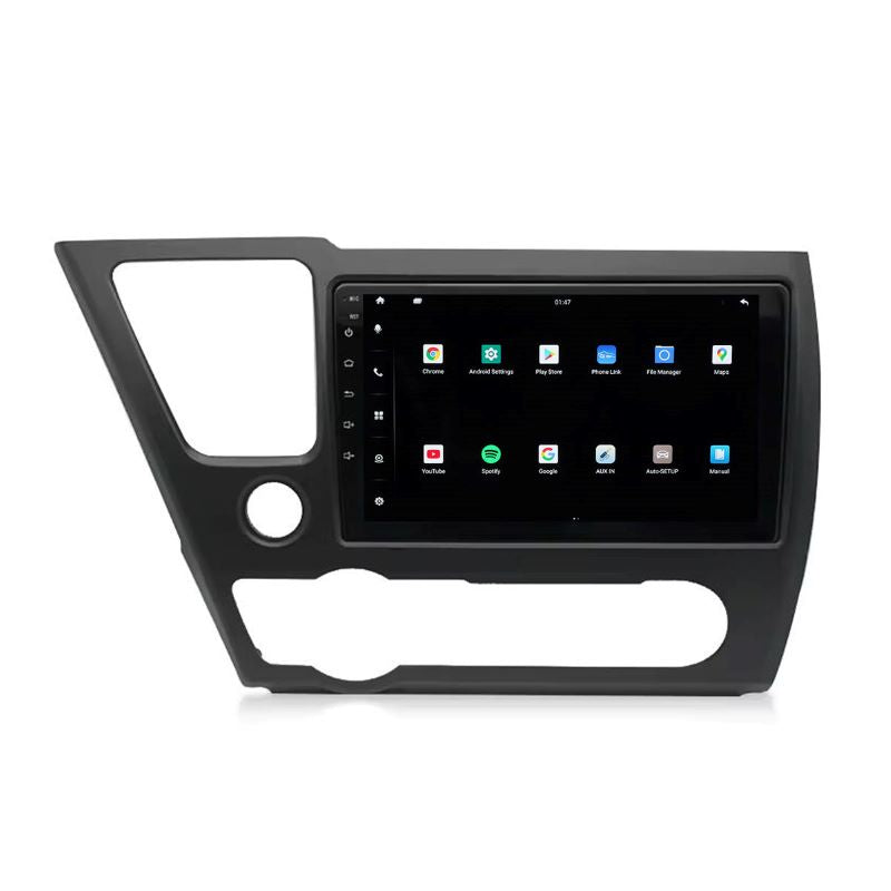 9 inch Android 13 Touchscreen Apple Carplay Android Auto Mirrorlink Bluetooth GPS Navigation For 2014-2015 Honda Civic