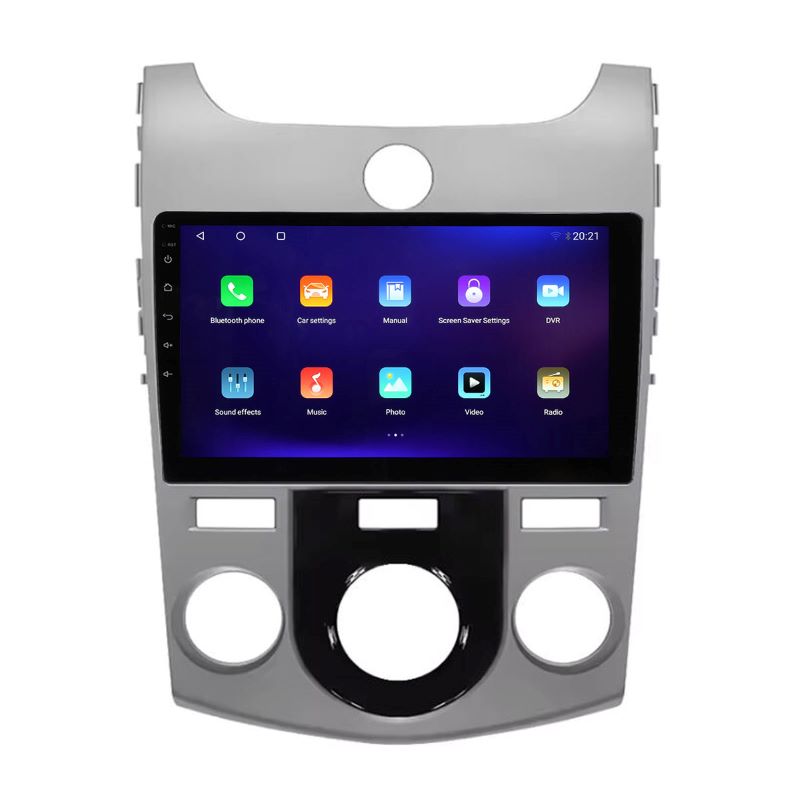 9 inch Android 13 Touchscreen Apple Carplay Android Auto Mirrorlink Bluetooth GPS Navigation For 2009-2012 Kia Forte