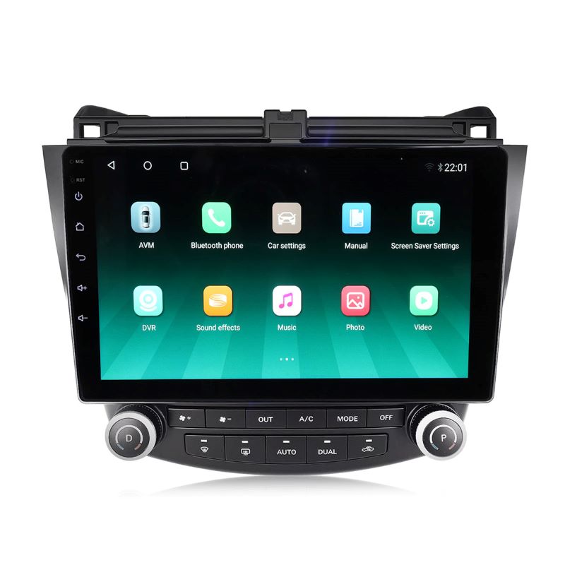 Android 13 Qualcomm Car Radio GPS Navigation Bluetooth 4+64G Head Unit for 2003-2007 Honda Accord