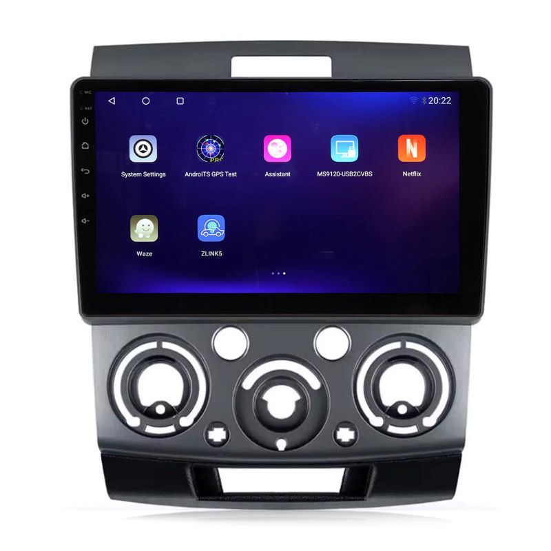 Touchscreen Android 13 Qualcomm Autoradio Apple Carplay Android Auto Mirrorlink GPS Navigation Für 2006-2010 Ford Expedition / Ford Ranger / Madza BT-50