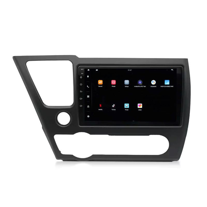 9 inch Android 13 Touchscreen Apple Carplay Android Auto Mirrorlink Bluetooth GPS Navigation For 2014-2015 Honda Civic