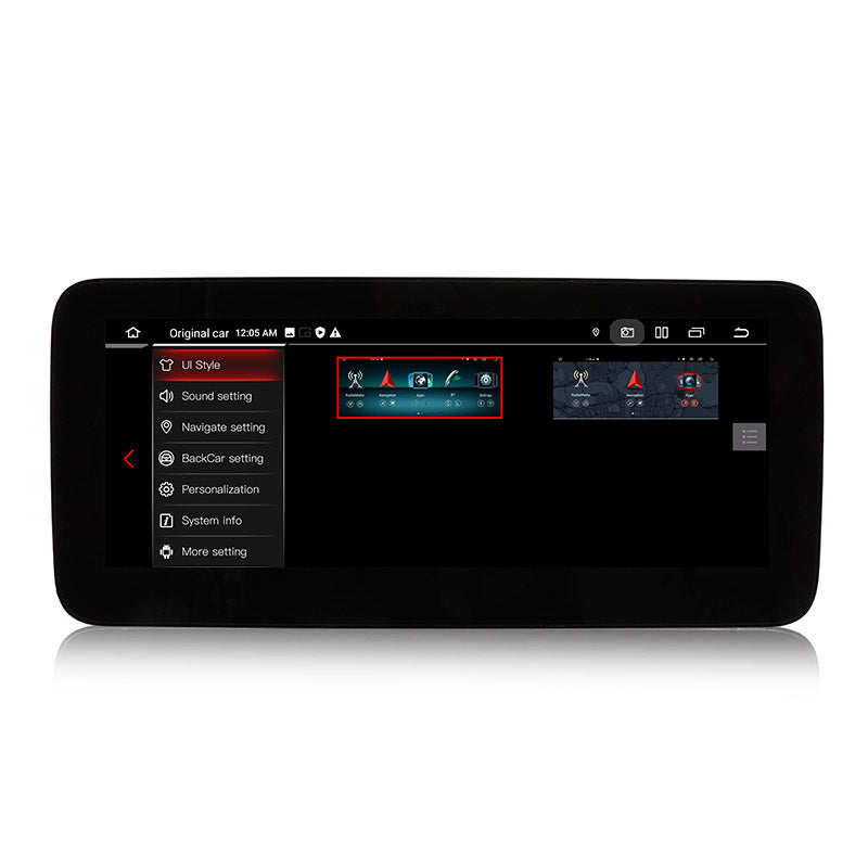 Für Mercedes Benz C-Klasse Android 13 Multimedia Touchscreen-Display MTK Integriertes kabelloses Carplay Android Auto 2008-2010