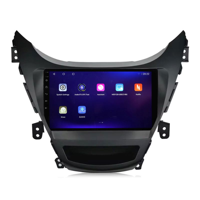 9 inch Android 13 Touchscreen Apple Carplay Android Auto Mirrorlink Bluetooth GPS Navigation For 2011-2013 Hyundai Elantra