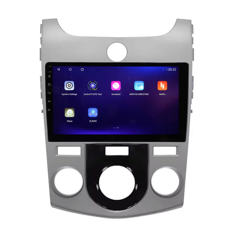 9 inch Android 13 Touchscreen Apple Carplay Android Auto Mirrorlink Bluetooth GPS Navigation For 2009-2012 Kia Forte