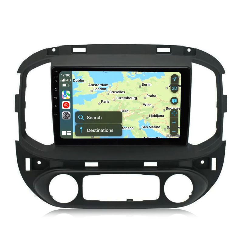 9 inch Android 13 Touchscreen Apple Carplay Android Auto Mirrorlink Bluetooth GPS Navigation For 2015 Chevrolet Colorado GMC Canyon