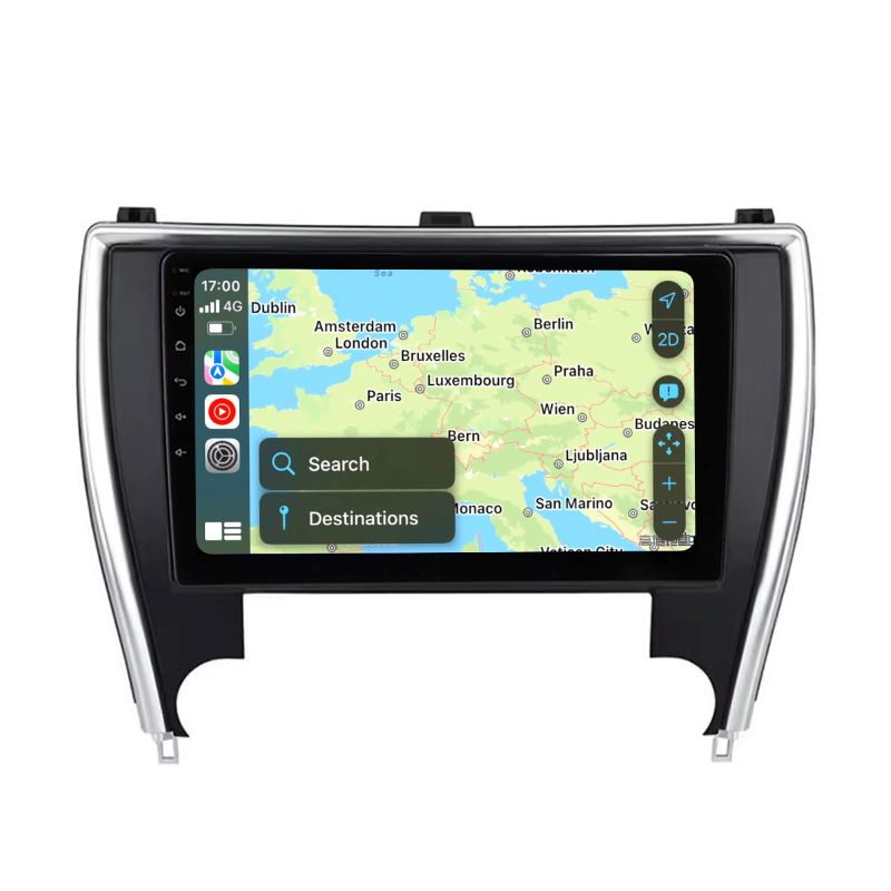 10 inch Android 13 Touchscreen Apple Carplay Android Auto Mirrorlink Bluetooth GPS Navigation For 2015-2017 Toyota Camry