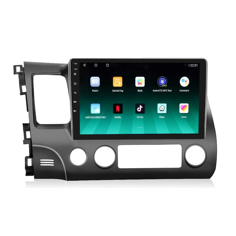 Für 2004-2011 Honda Civic Radio Android 13 Qualcomm Octa-core QLED GPS Navigation Bluetooth 4+64G Head Unit