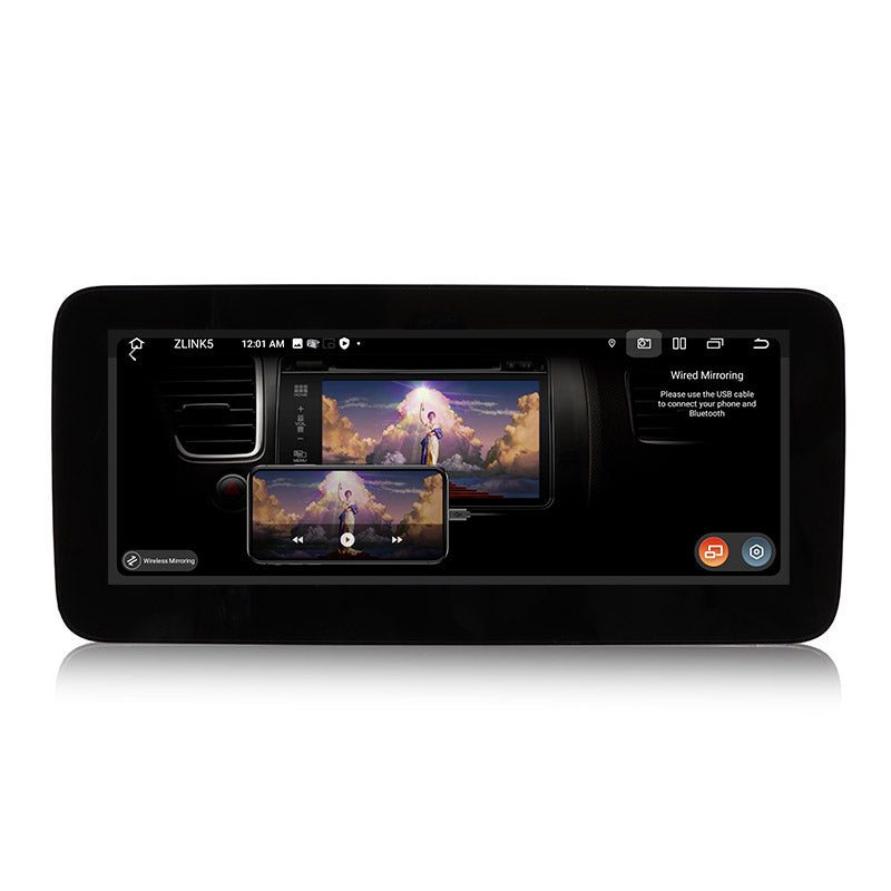 Für Mercedes Benz C-Klasse Android 13 Multimedia Touchscreen-Display MTK Integriertes kabelloses Carplay Android Auto 2008-2010