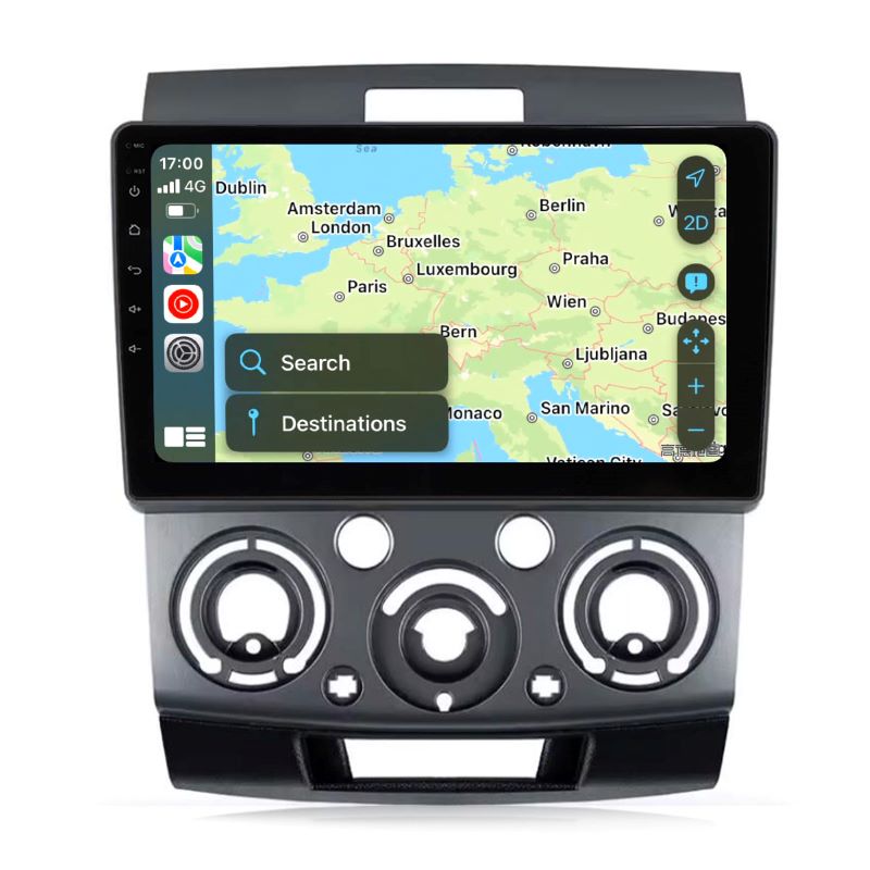 Touchscreen Android 13 Qualcomm Autoradio Apple Carplay Android Auto Mirrorlink GPS Navigation Für 2006-2010 Ford Expedition / Ford Ranger / Madza BT-50