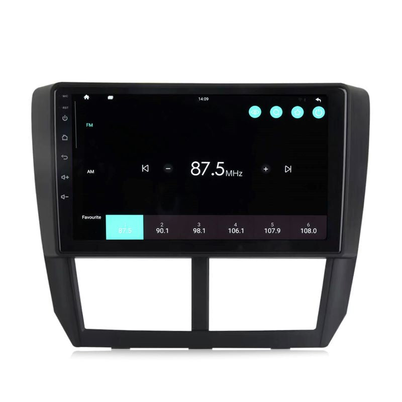 Für 2008-2012 Forester WRX Impreza 9 Zoll Touchscreen Android 13 Qualcomm Autoradio Apple Carplay Android Auto Wifi GPS Navigation