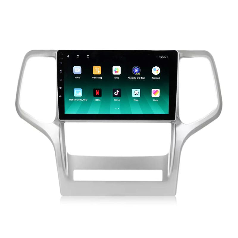 Für 2010-2013 Jeep Grand Cherokee 9 Zoll Touchscreen Android 13 Qualcomm Autoradio Apple Carplay Android Auto Wifi GPS Navigation