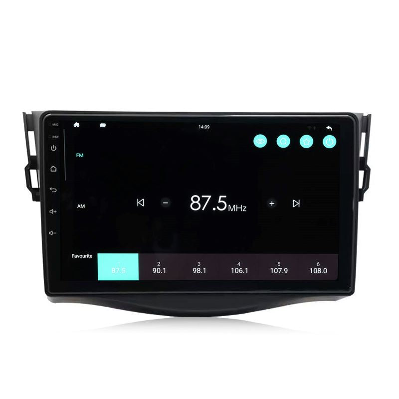 9 Zoll Touchscreen Android 13 Qualcomm Autoradio Apple Carplay Android Auto Mirrorlink GPS Navigation Für 2006-2012 Toyota RAV4