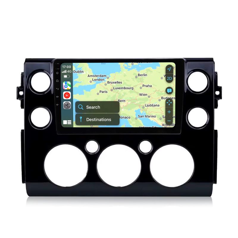 9 inch Android 13 Touchscreen Apple Carplay Android Auto Mirrorlink Bluetooth GPS Navigation For 2007-2018 Toyota FJ Cruiser