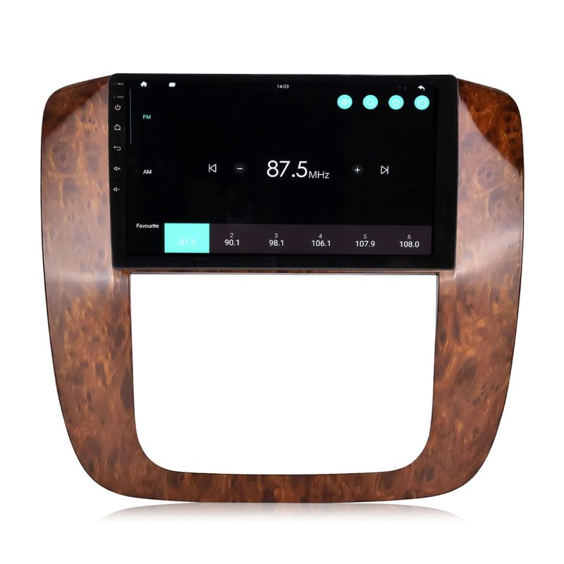 Für 2007-2012 Chevrolet GMC Android 13 Qualcomm Autoradio 9 Zoll Touchscreen Apple Carplay Android Auto Mirrorlink GPS Navigation