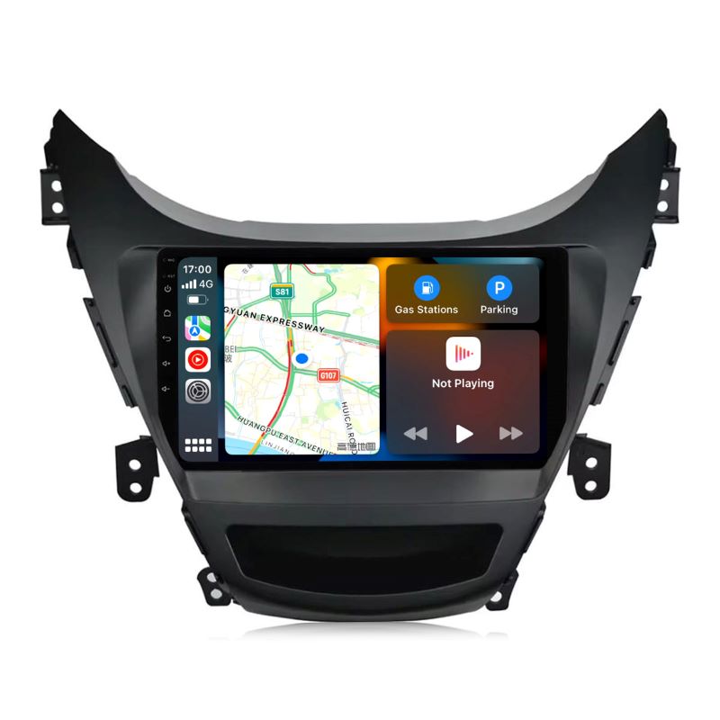 9 inch Android 13 Touchscreen Apple Carplay Android Auto Mirrorlink Bluetooth GPS Navigation For 2011-2013 Hyundai Elantra