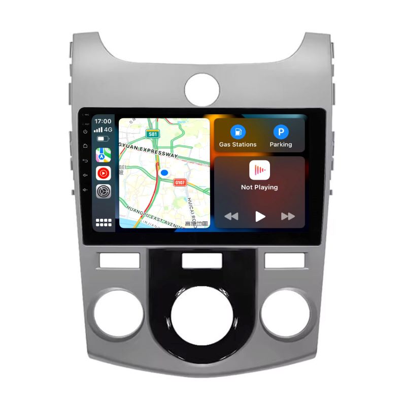 9 inch Android 13 Touchscreen Apple Carplay Android Auto Mirrorlink Bluetooth GPS Navigation For 2009-2012 Kia Forte