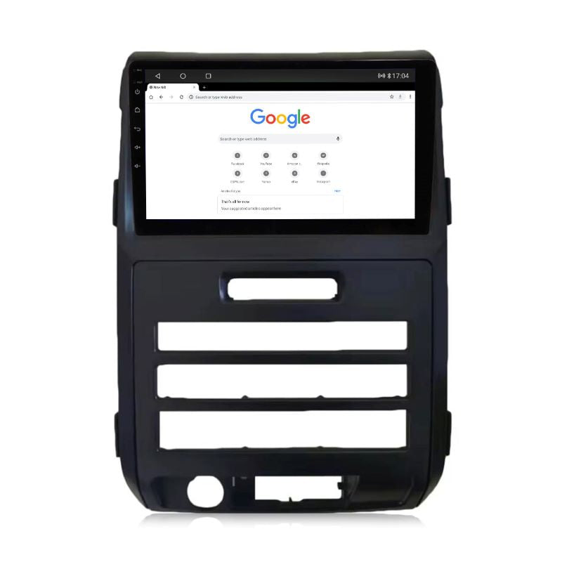 Für 2010 Ford F150 Auto mit niedriger Konfiguration LHD Android 13 Qualcomm Autoradio 9 Zoll Touchscreen Apple Carplay Android Auto Mirrorlink GPS Navigation