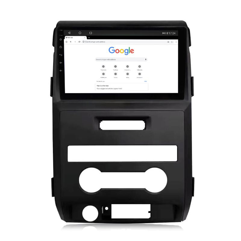 Für 2010 Ford F150 Auto mit hoher Ausstattung LHD Android 13 Qualcomm Autoradio 9 Zoll Touchscreen Apple Carplay Android Auto Mirrorlink GPS Navigation