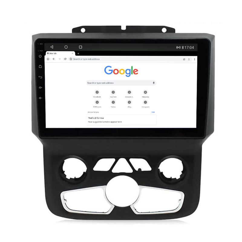 9 inch Android 13 Touchscreen Apple Carplay Android Auto Mirrorlink Bluetooth GPS Navigation For 2013-2019 Dodge Ram Auto AC