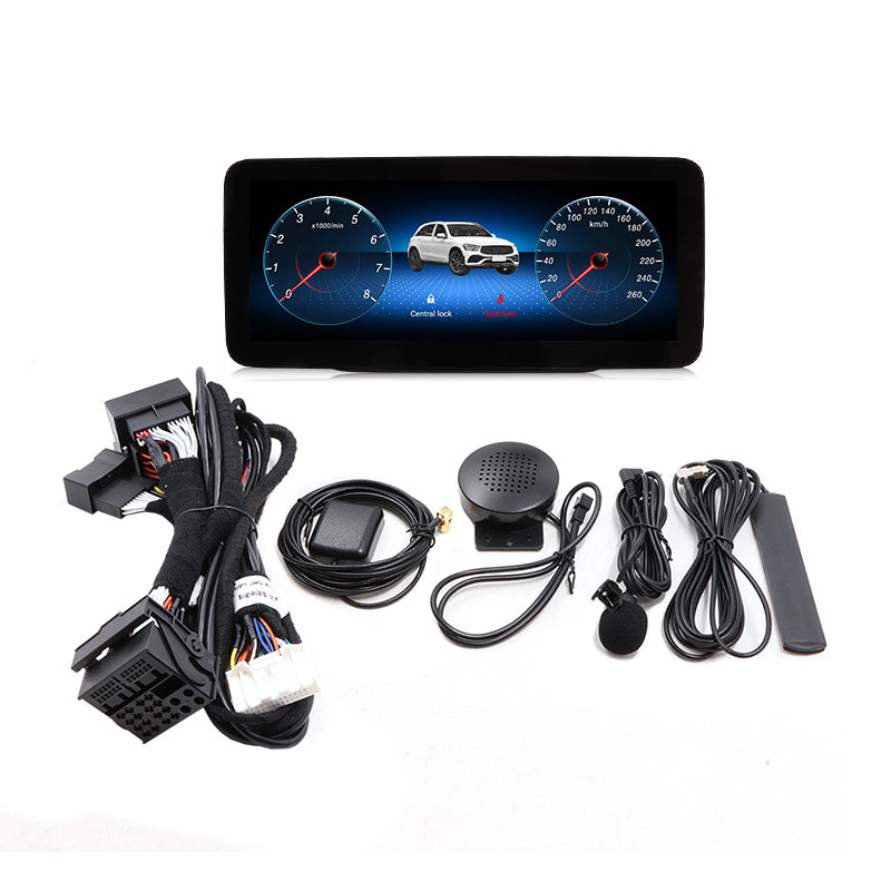 Android 13 Qualcomm Car Radio GPS Navigation Bluetooth WiFi Head Unit Screen for Mercedes BENZ NTG4.5 Class GLA GLC 2013-2019