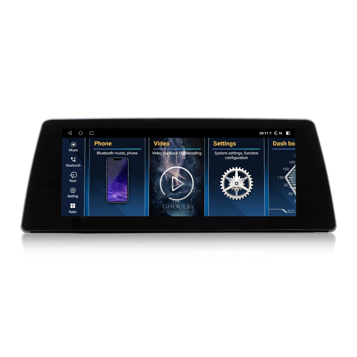 Android 13 Qualcomm octa-core Autoradio für BMW  7er F01 2009-2015 CarPlay Android Auto Multimedia Touch-Screen
