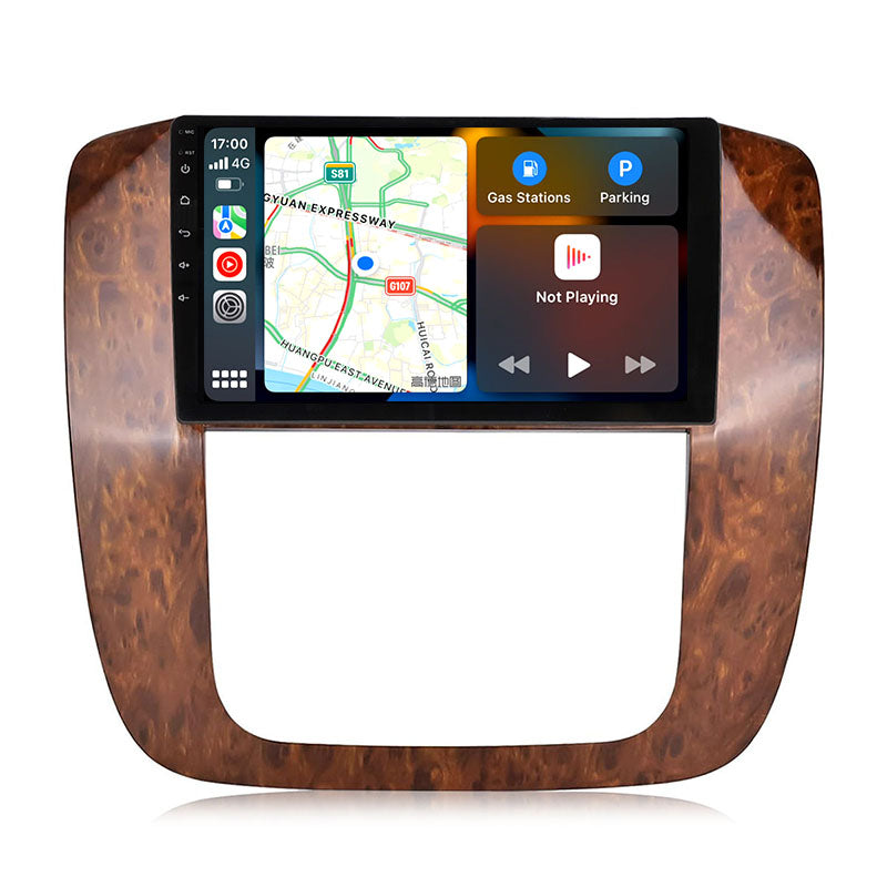 Für 2007-2012 Chevrolet GMC Android 13 Qualcomm Autoradio 9 Zoll Touchscreen Apple Carplay Android Auto Mirrorlink GPS Navigation
