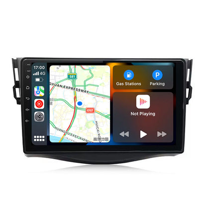 9 Zoll Touchscreen Android 13 Qualcomm Autoradio Apple Carplay Android Auto Mirrorlink GPS Navigation Für 2006-2012 Toyota RAV4