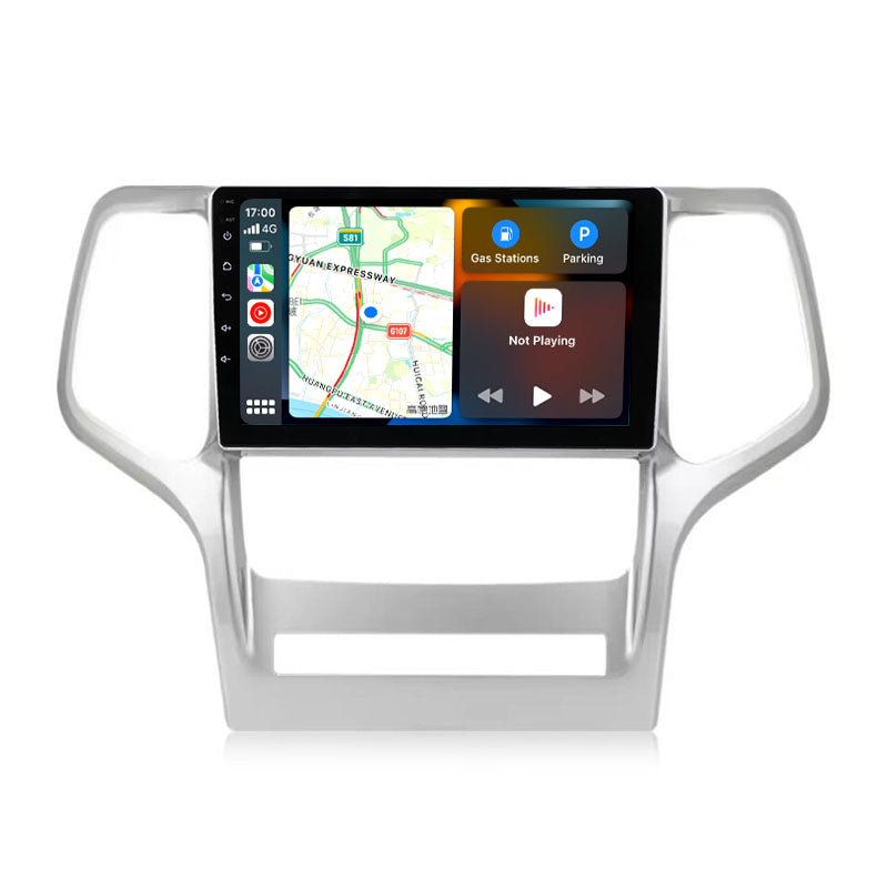 Für 2010-2013 Jeep Grand Cherokee 9 Zoll Touchscreen Android 13 Qualcomm Autoradio Apple Carplay Android Auto Wifi GPS Navigation