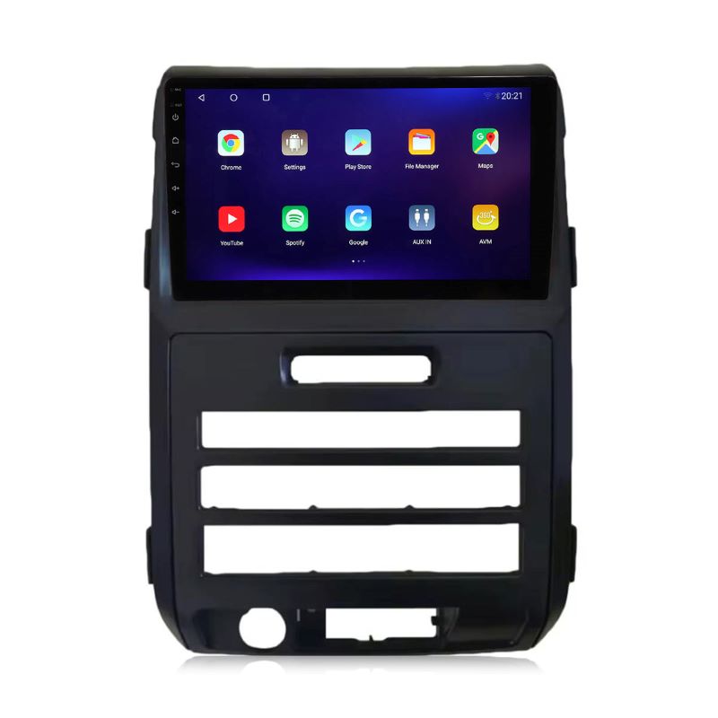 Für  2010 Ford F150 Auto mit niedriger Konfiguration LHD Android 13 Qualcomm Autoradio 9 Zoll Touchscreen Apple Carplay Android Auto Mirrorlink GPS Navigation