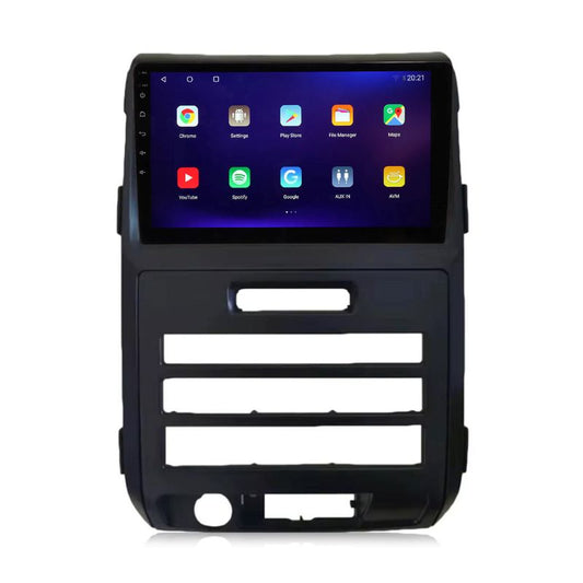 Für  2010 Ford F150 Auto mit niedriger Konfiguration LHD Android 13 Qualcomm Autoradio 9 Zoll Touchscreen Apple Carplay Android Auto Mirrorlink GPS Navigation