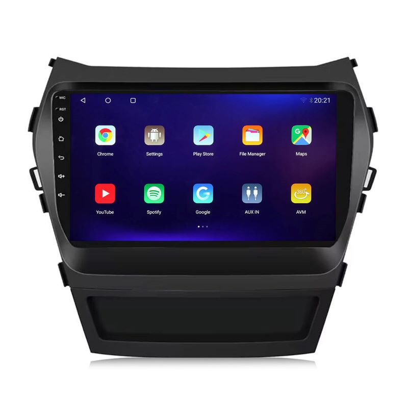 10 inch Android 13 Touchscreen Apple Carplay Android Auto Mirrorlink Bluetooth GPS Navigation For 2013-2017 Hyundai Santa Fe