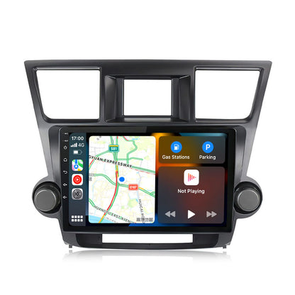 Für 2009-2013 Toyota Highlander 10 Zoll Touchscreen Android 13 Qualcomm Autoradio Apple Carplay Android Auto Wifi GPS Navigation