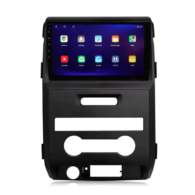 Für  2010 Ford F150 Auto mit hoher Ausstattung LHD Android 13 Qualcomm Autoradio 9 Zoll Touchscreen Apple Carplay Android Auto Mirrorlink GPS Navigation