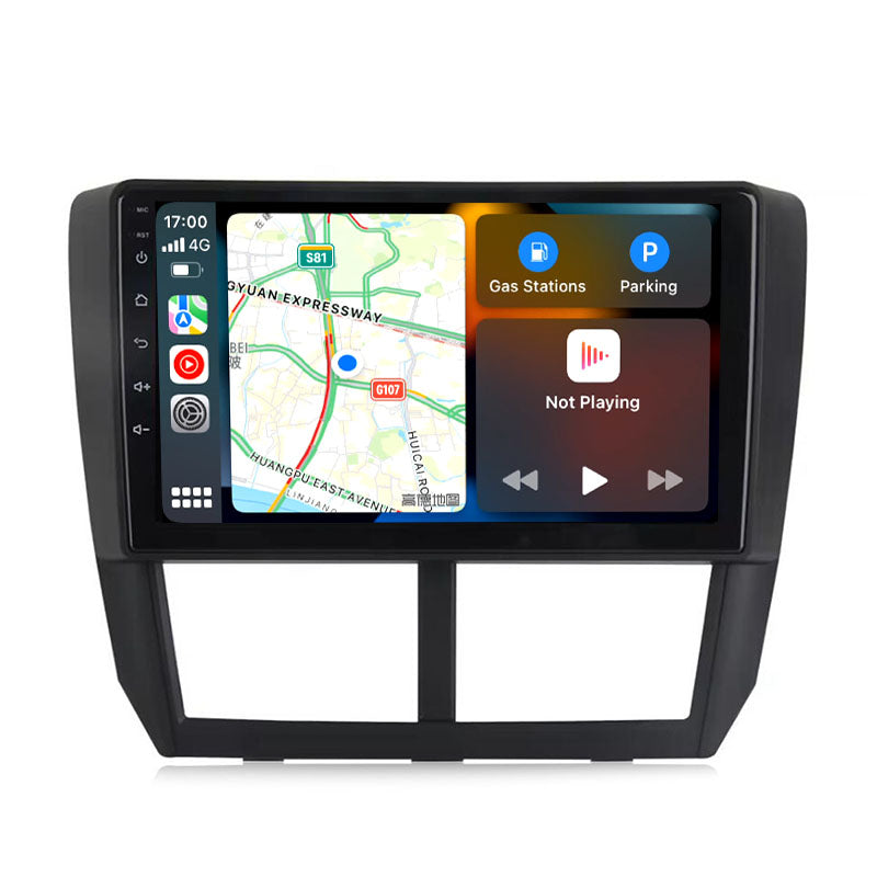 Für 2008-2012 Forester WRX Impreza 9 Zoll Touchscreen Android 13 Qualcomm Autoradio Apple Carplay Android Auto Wifi GPS Navigation