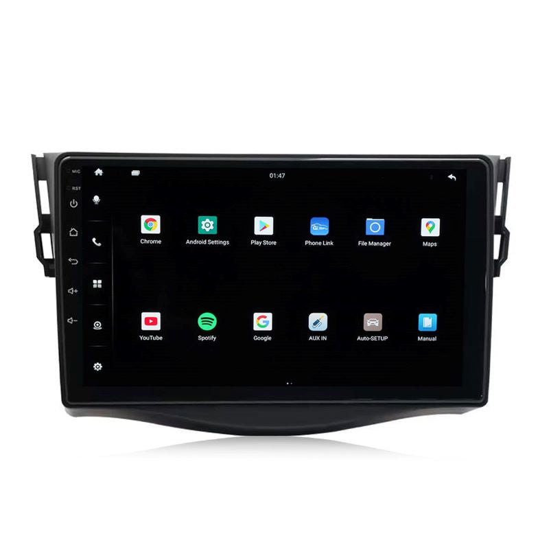 9 Zoll Touchscreen Android 13 Qualcomm Autoradio Apple Carplay Android Auto Mirrorlink GPS Navigation Für 2006-2012 Toyota RAV4