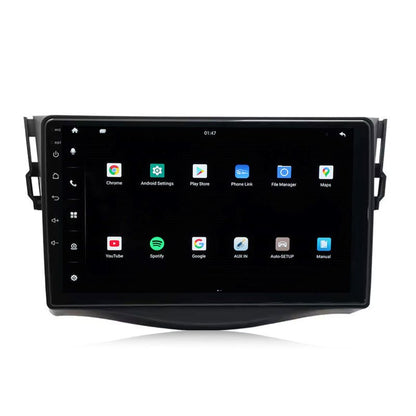 9 Zoll Touchscreen Android 13 Qualcomm Autoradio Apple Carplay Android Auto Mirrorlink GPS Navigation Für 2006-2012 Toyota RAV4