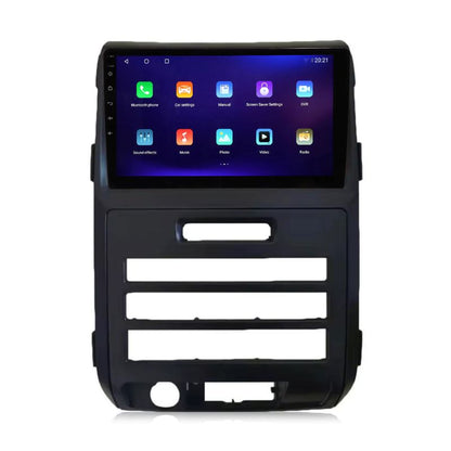 Für  2010 Ford F150 Auto mit niedriger Konfiguration LHD Android 13 Qualcomm Autoradio 9 Zoll Touchscreen Apple Carplay Android Auto Mirrorlink GPS Navigation