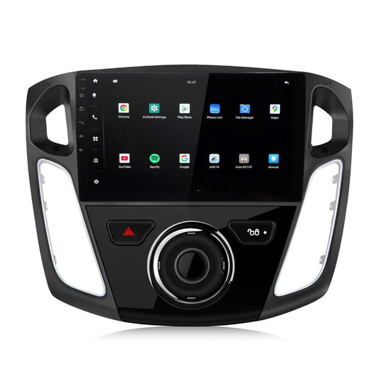9 inch Touchscreen Android 13 Qualcomm Car Radio Apple Carplay Android Auto Mirrorlink GPS Navigation For 2012-2017 Ford Focus