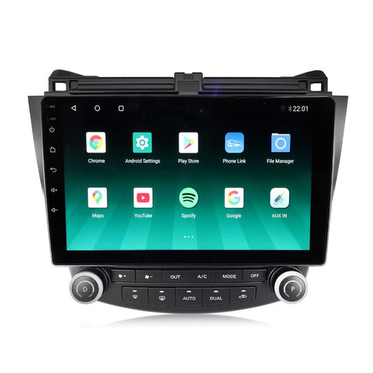 Android 13 Qualcomm Car Radio GPS Navigation Bluetooth 4+64G Head Unit for 2003-2007 Honda Accord