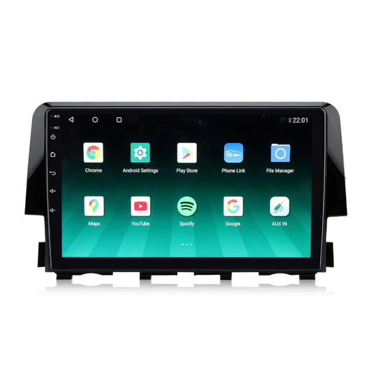 Für 2016-2020 Honda Civic 9 Zoll Touchscreen Android 13 Qualcomm Autoradio Apple Carplay Android Auto Mirrorlink GPS Navigation