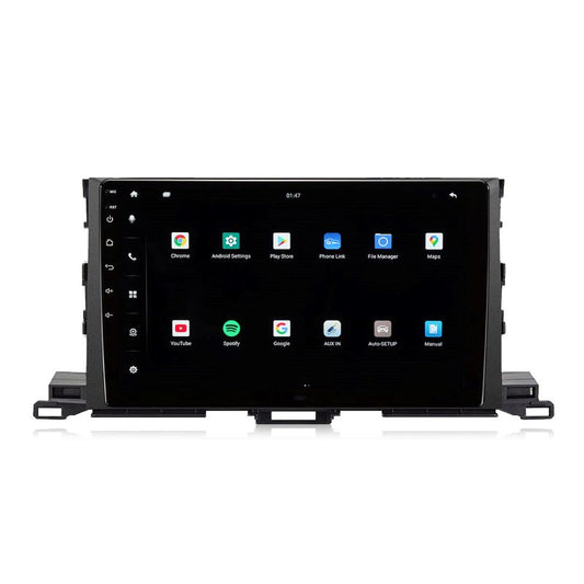 Für 2015-2018 Toyota Highlander 10 Zoll Touchscreen Android 13 Qualcomm Autoradio Apple Carplay Android Auto Mirrorlink GPS Navigation