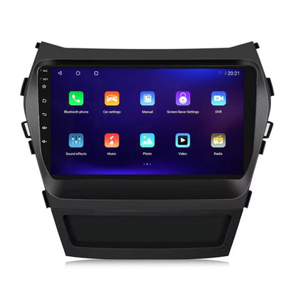 10 inch Android 13 Touchscreen Apple Carplay Android Auto Mirrorlink Bluetooth GPS Navigation For 2013-2017 Hyundai Santa Fe