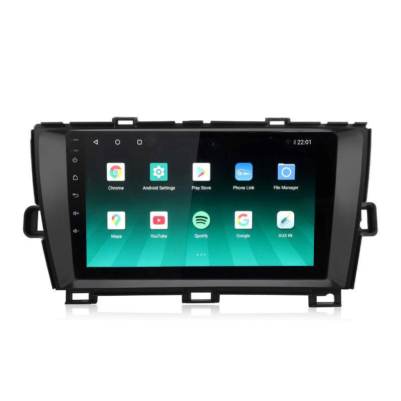Für 2010-2015 Toyota Prius 9 Zoll Touchscreen Android 13 Qualcomm Autoradio Apple Carplay Android Auto Mirrorlink GPS Navigation