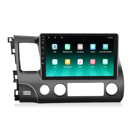 Für 2004-2011 Honda Civic Radio Android 13 Qualcomm Octa-core QLED GPS Navigation Bluetooth 4+64G Head Unit