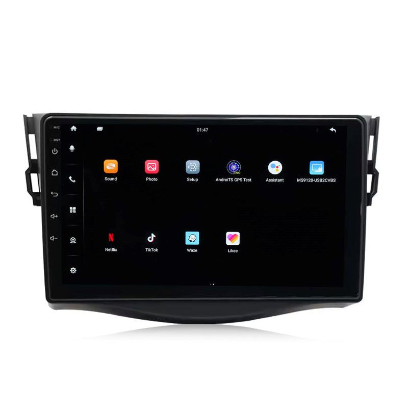 9 Zoll Touchscreen Android 13 Qualcomm Autoradio Apple Carplay Android Auto Mirrorlink GPS Navigation Für 2006-2012 Toyota RAV4