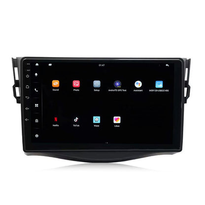 9 Zoll Touchscreen Android 13 Qualcomm Autoradio Apple Carplay Android Auto Mirrorlink GPS Navigation Für 2006-2012 Toyota RAV4