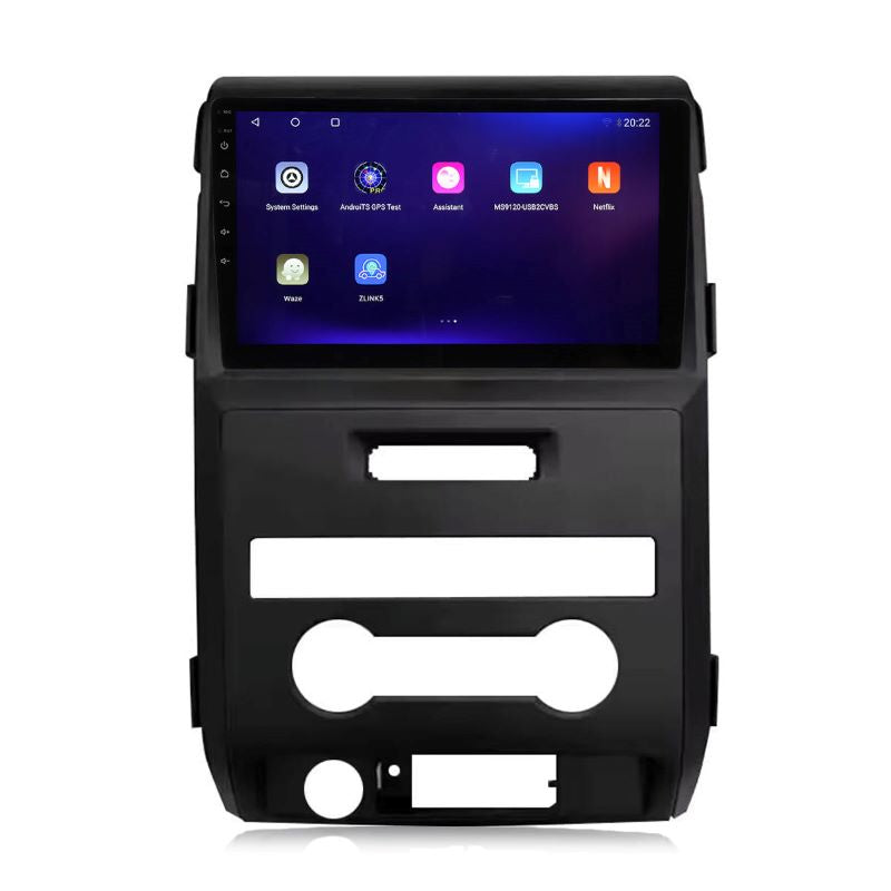 Für  2010 Ford F150 Auto mit hoher Ausstattung LHD Android 13 Qualcomm Autoradio 9 Zoll Touchscreen Apple Carplay Android Auto Mirrorlink GPS Navigation