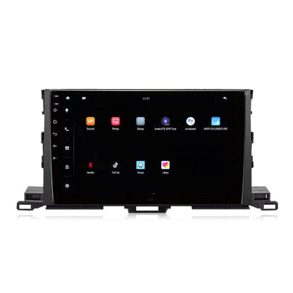 Für 2015-2018 Toyota Highlander 10 Zoll Touchscreen Android 13 Qualcomm Autoradio Apple Carplay Android Auto Mirrorlink GPS Navigation